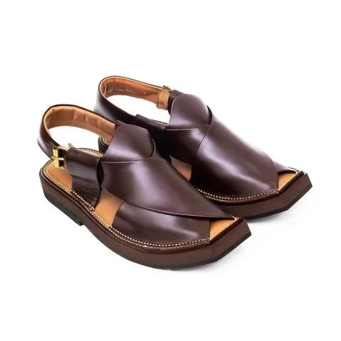 Brown Zalmi Kaptaan Chappal